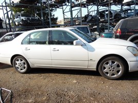 2001 LEXUS LS430 WHITE 4.3L AT Z19490